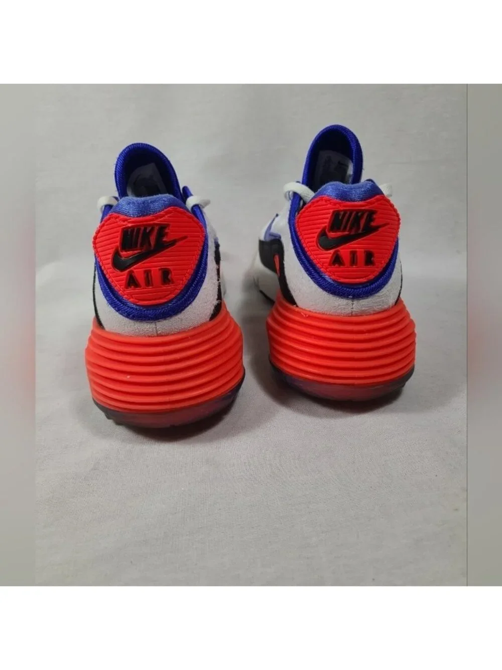 Nike Air Max 2090 EOI Summit White/Racer Blue size 5.5 youth